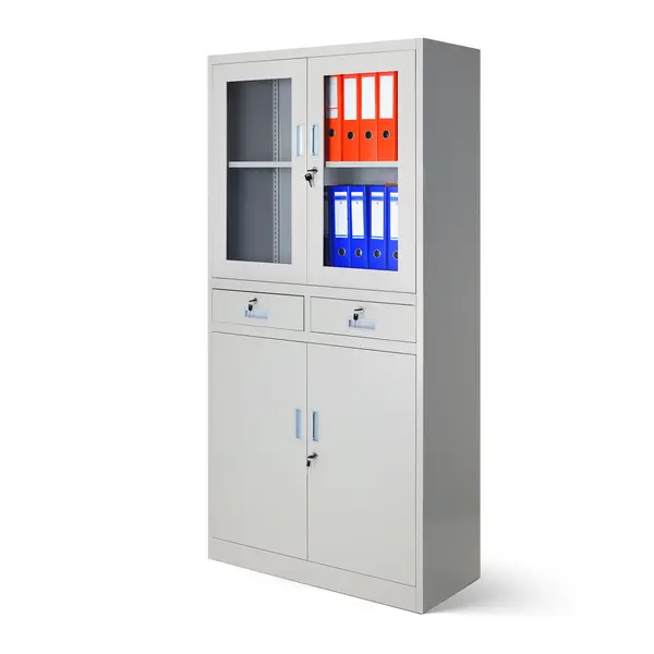 Dulap metalic pentru birou EDMUND, 900 x 1850 x 400 mm, gri Dulap metalic pentru birou EDMUND, 900 x 1850 x 400 mm, gri