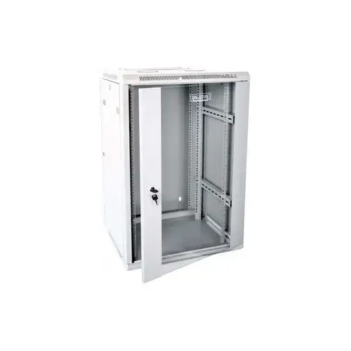 Dulap montat pe perete cu doua sectiuni Digitus, RAL 7035 12U 600x600mm, Gri