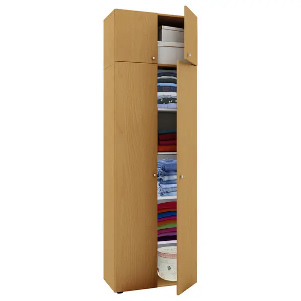 Dulap Multifuncțional, 70/218/39 cm, culoare lemn fag
