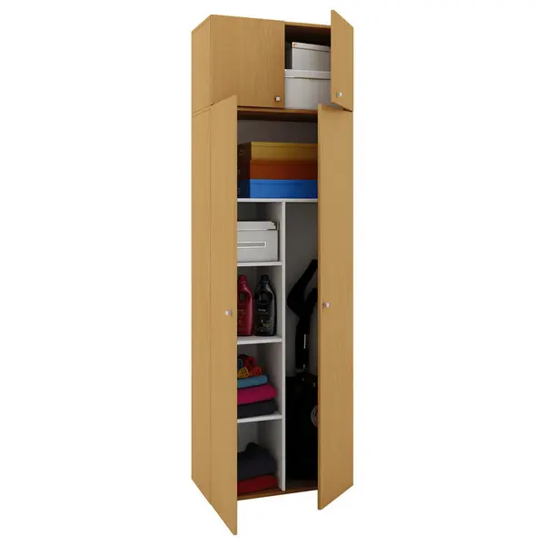 Dulap Multifuncțional, 70/218/39 cm, culoare lemn fag