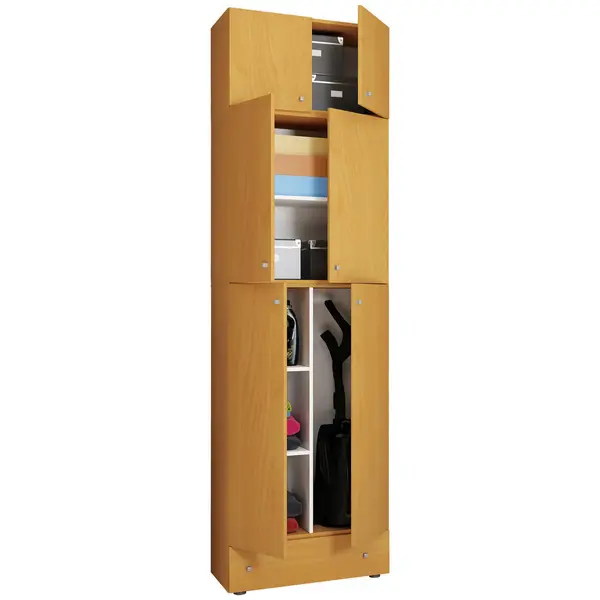 Dulap Multifuncțional, 70/240/39 cm, culoare lemn fag