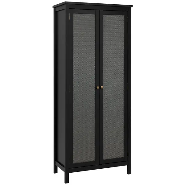 Dulap Multifuncțional, 80/187/40 cm, negru