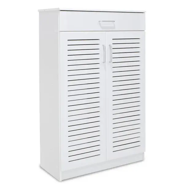 Dulap Pantofi Sante 20 Perechi Alb 80x37x123 cm