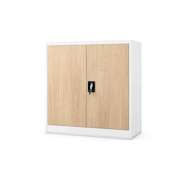 Dulap pentru dosare cu cheie BEATA, 900 x 930 x 400 mm, Eco Design: alb-stejar sonoma Dulap pentru dosare cu cheie BEATA, 900 x 930 x 400 mm, Eco Design: alb-stejar sonoma