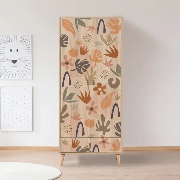 Dulap pentru haine City, Multicolor
