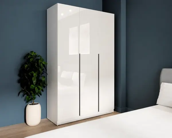 Dulap Prestige 3 Usi Acril alb