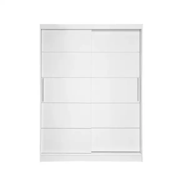 Dulap RODOS 03, usi glisante, alb, 150x60x200 cm