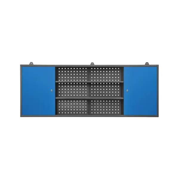 Dulap scule LEO, 1600 x 600 x 200 mm, albastru-antracit Dulap scule LEO, 1600 x 600 x 200 mm, albastru-antracit