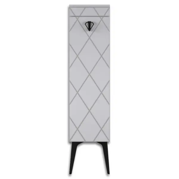 Dulap soldat baie Cosmos alb 35x145 cm