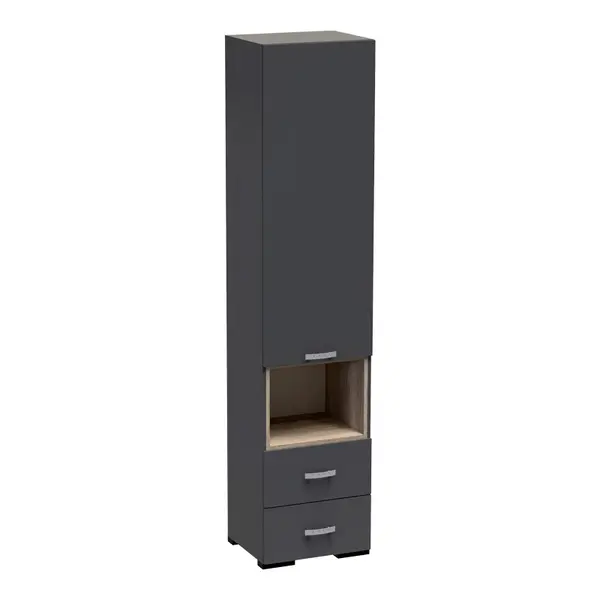Dulap soldat Toscana Pako World Antracit 50x42x222.5 cm
