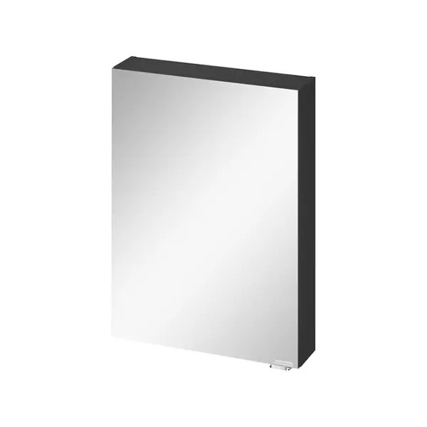 Dulap suspendat cu oglinda, 59.4x80 cm, antracit, Cersanit Larga