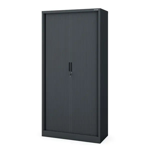 Dulap usi glisante metalic DAMIAN, 900 x 1850 x 450 mm, antracit Dulap uși glisante metalic DAMIAN, 900 x 1850 x 450 mm, antracit