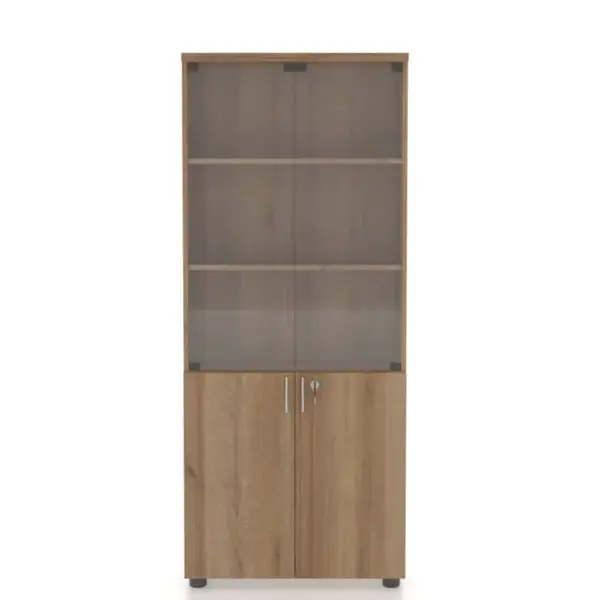 Dulap vitrina STANDARD, 80 x 40 x 192 cm, PAL, stejar Dulap vitrina STANDARD, 80 x 40 x 192 cm, PAL, stejar
