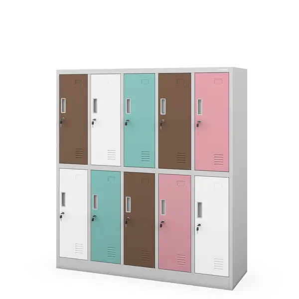 Dulapuri pentru scoala BARTUS, 1360 x 1500 x 450 mm, amestec de pastelate Dulapuri pentru școală BARTUŚ, 1360 x 1500 x 450 mm, amestec de pastelate