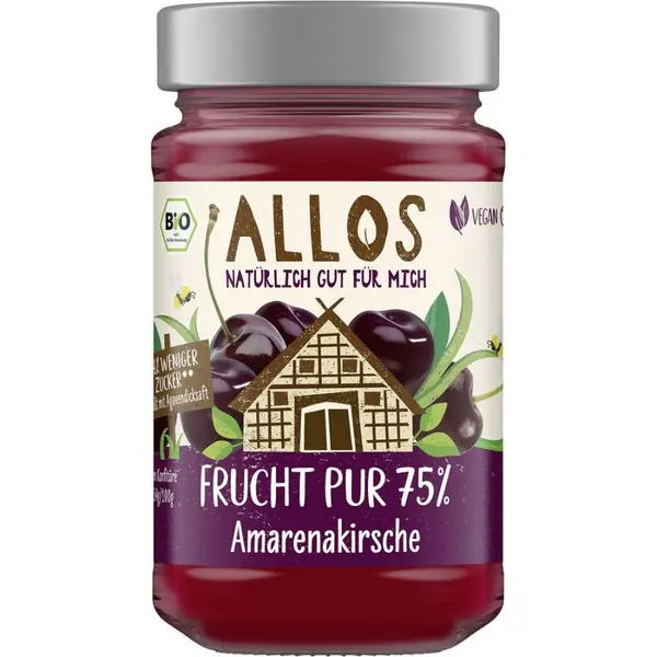 Dulceata de cirese amare cu sirop de agave, eco - 250 g