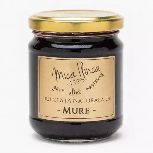 Dulceață Naturală de Mure 70%, 220g | Mica Ilinca