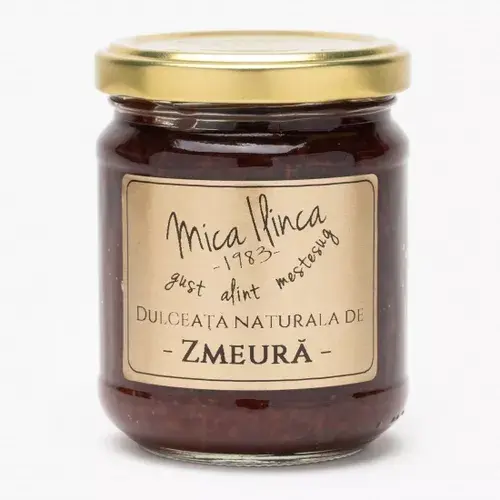 Dulceață Naturală de Zmeură 70%, 220g | Mica Ilinca