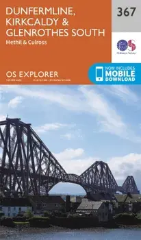 Dunfermline, Kirkcaldy and Glenrothes South. September 2015 ed, Sheet Map/Ordnance Survey