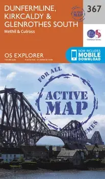 Dunfermline, Kirkcaldy and Glenrothes South. September 2015 ed, Sheet Map/Ordnance Survey