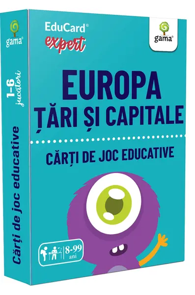 DuoCard - Orase din Romania. Europa: Tari si capitale |