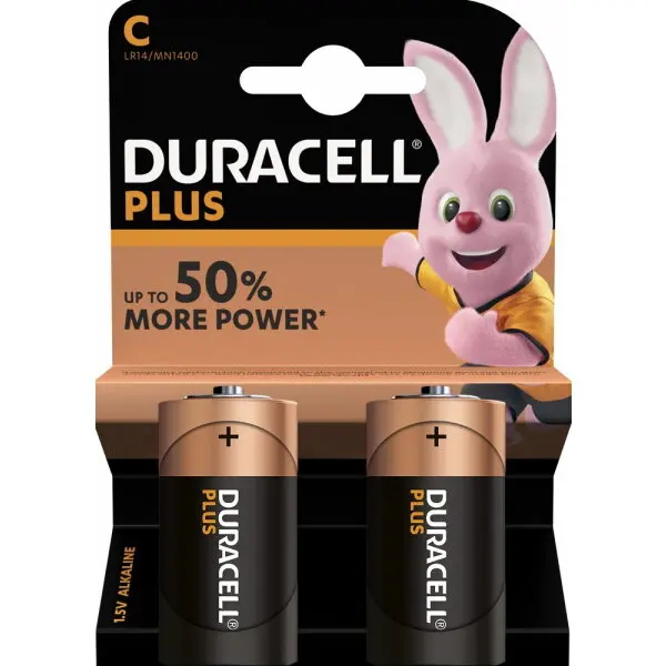 Duracell Baterie Duracell Plus, LR14, Set 2 bucati