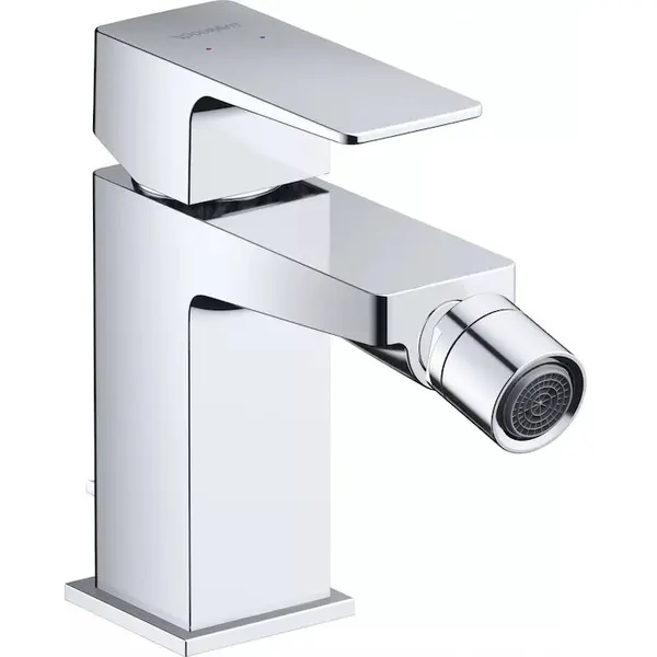 Duravit Baterie bideu Duravit MH2400001010, Manhattan single lever bidet mixer, monocomanda, cartus ceramic, set evacuare cu tija, Crom