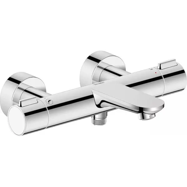 Duravit Baterie cada Duravit Wave WA5220000010, aparenta, dubla comanda, cartus ceramic, termostat, Crom