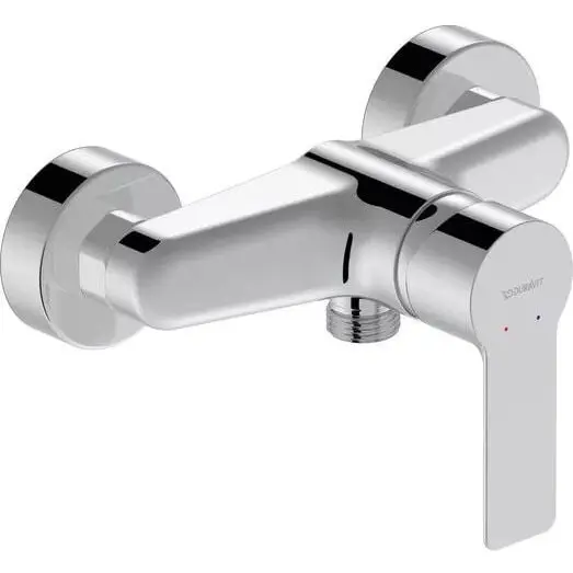 Duravit Baterie dus Duravit A.1 A14230001010, aparenta, monocomanda, cartus ceramic, Crom lucios