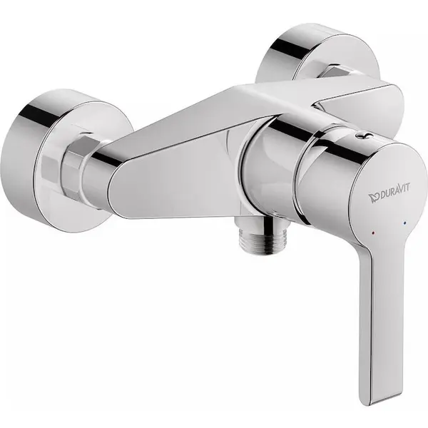 Duravit Baterie dus Duravit B.2 B24230000010, aparenta, monocomanda, cartus ceramic, Crom