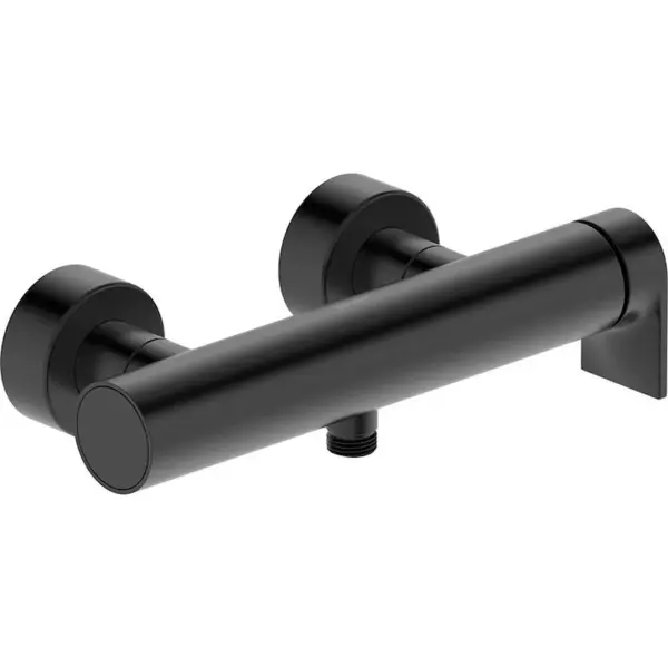 Duravit Baterie dus Duravit Tulum TU4230000046, aparenta, monocomanda, cartus ceramic, Negru mat