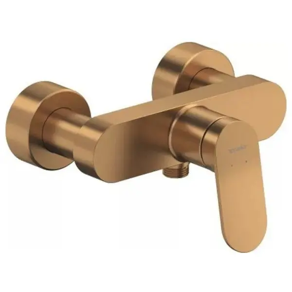 Duravit Baterie dus Duravit Wave WA4230000004, aparenta, monocomanda, cartus ceramic, Bronz mat