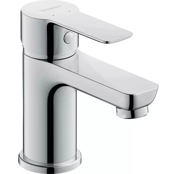Duravit Baterie lavoar Duravit A.1 A11010002010, marime S, cartus ceramic, monocomanda, 125 mm, Crom lucios