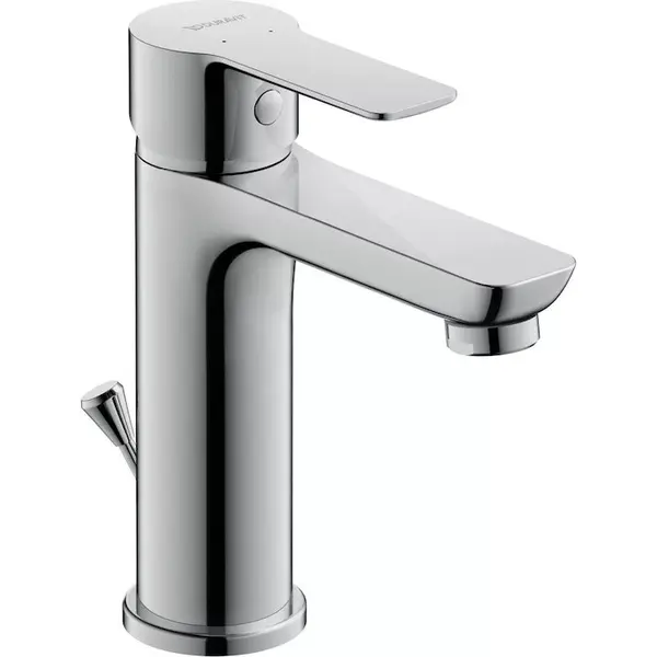Duravit Baterie lavoar Duravit A.1 A11020001010, marime M, cartus ceramic, monocomanda, 167 mm, ventil, Crom