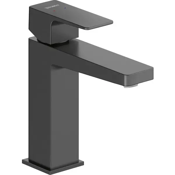 Duravit Baterie lavoar Duravit Manhattan MH1020002046, marime M, cartus ceramic, monocomanda, 170 mm, Negru mat