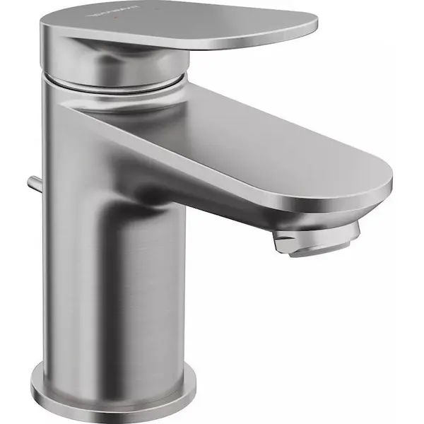 Duravit Baterie lavoar Duravit Wave WA1010001070, monocomanda, marime S, cartus ceramic, set evacuare cu tija, crom mat