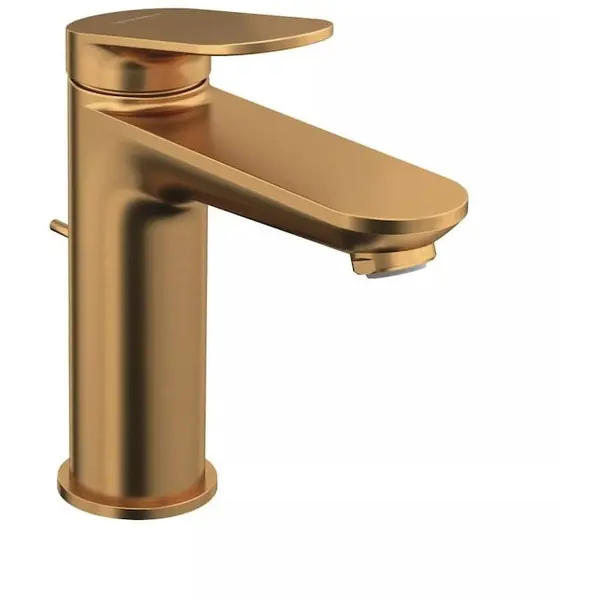 Duravit Baterie lavoar Duravit Wave WA1020001004, monocomanda, marime M, cartus ceramic, set evacuare cu tija, bronz mat