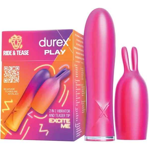 Durex Play Vibe & Tease vibrator cu stimularea clitorisului 1 buc