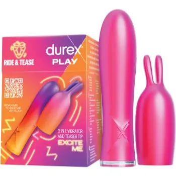 Durex Play Vibe & Tease vibrator cu stimularea clitorisului