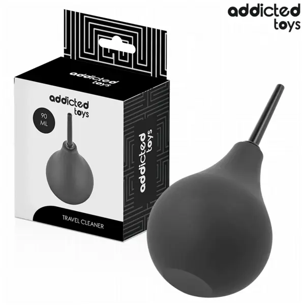 Duș anal ADDICTED TOYS – Travel Anal Cleaner mărime S, capacitate 90 ml, design compact