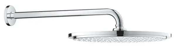 Dus fix Grohe Rainshower Cosmopolitan 310 26056000, 1/2 inch, montare pe perete, 310 mm, 1 pulverizare, anti-calcar, Crom