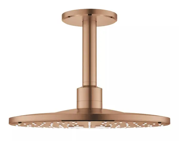 Dus fix Grohe SmartActive 310 mm, 26477DL0, montare pe tavan, 2 functii, 310 mm, necesita valva, Cupru mat
