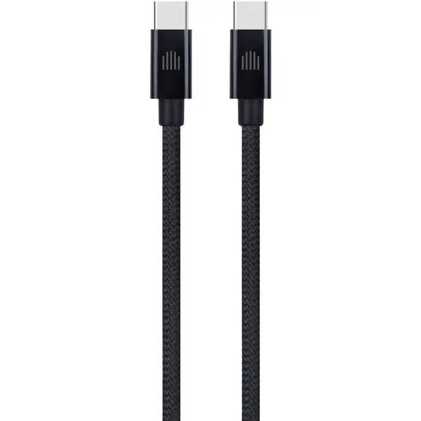 Dviced Dviced Cable USB-C to USB-C Nylon Textile 0,25m - Black