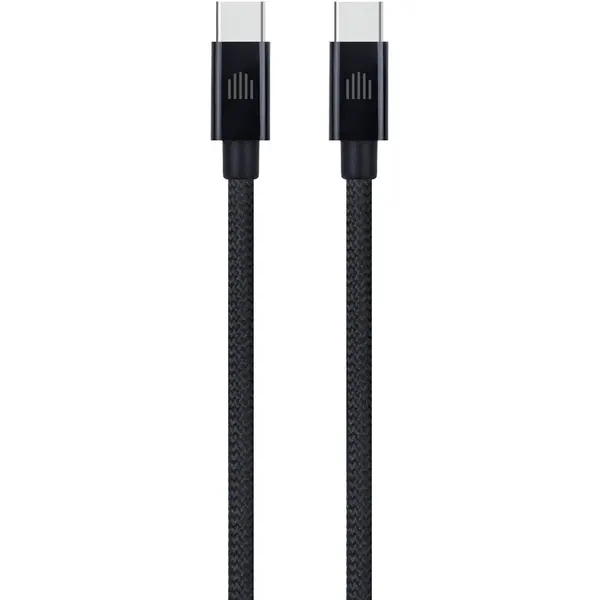 Dviced Dviced Cable USB-C to USB-C Nylon Textile 1,25m - Black