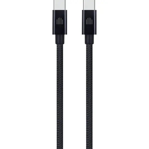 Dviced Dviced Cable USB-C to USB-C Nylon Textile 3m - Black