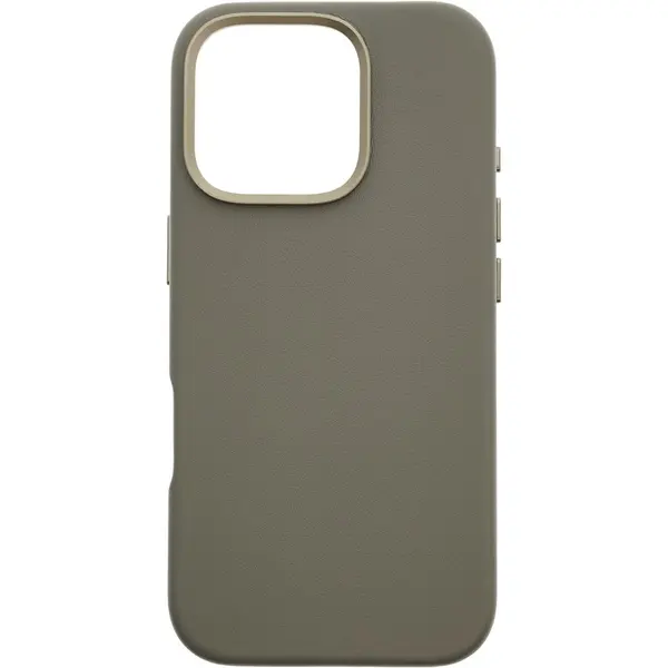 Dviced Dviced Leather case with magsafe for iPhone 16 Pro - Grey