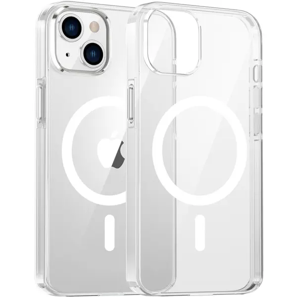 Dviced Dviced Magsafe iPhone 15 clear case - White