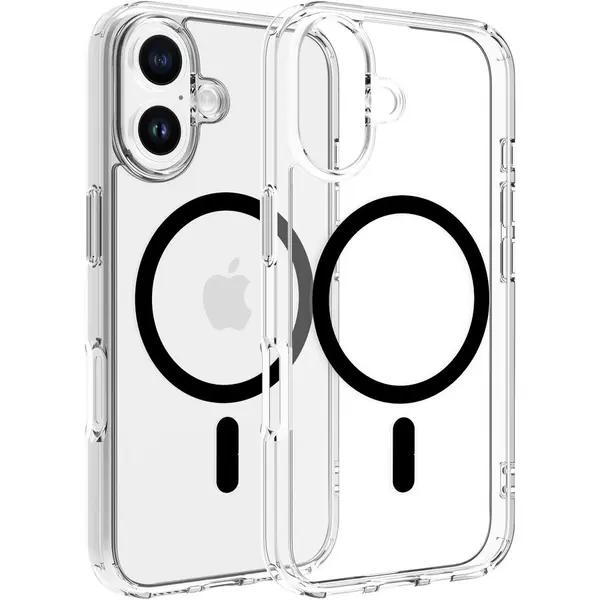 Dviced Dviced Magsafe iPhone 16 clear case - Black