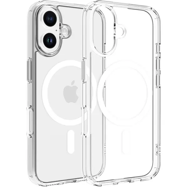 Dviced Dviced Magsafe iPhone 16 clear case - White