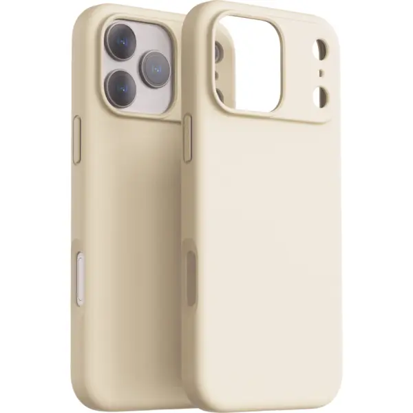 Dviced Husa Protectie Spate Dviced DV511061, Silicone, MagSafe, pentru Apple iPhone 17 Pro Max, Bej