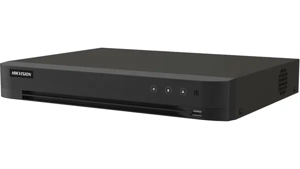 DVR 16 canale, Hikvision iDS-7216HQHI-M1/XT/16A+4/1ALM AcuSense, 5MP 3K, Audio prin HDTVI, 1x SATA max 12TB